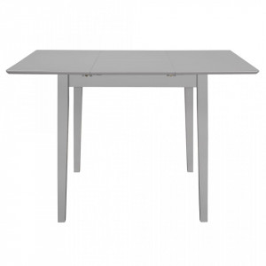 Masa de bucatarie extensibila, gri, (80-120)x80x74 cm, MDF - V247627V - Img 4