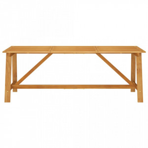 Masă de grădină, 206 x 100 x 74 cm, lemn masiv de acacia - V312407V