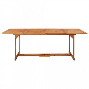 Masă de grădină, 220x90x75 cm, lemn masiv de acacia - V315946V