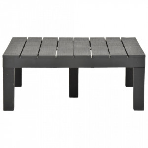 Masa de gradina, antracit, 78 x 78 x 31 cm, plastic - V48828V - Img 3