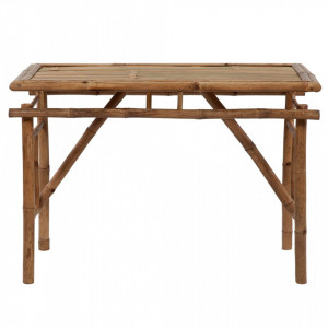 Masă de grădină pliabilă, 115x50x75 cm, bambus - V341745V