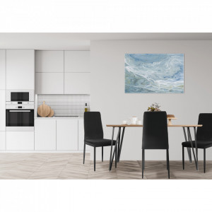 Masă dining, stejar/negru, 150x80 cm - TP290405 - Img 16