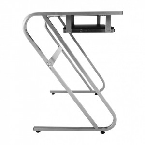 Masă PC, birou negru şi argintiu, 60 cm - TP85851 - Img 10
