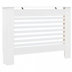 Masca pentru calorifer, alb, 112x19x81,5 cm, MDF - V284320V - Img 2