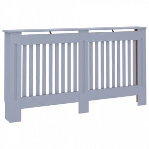 Masca pentru calorifer, antracit, 152 x 19 x 81 cm, MDF - V288176V - Img 2