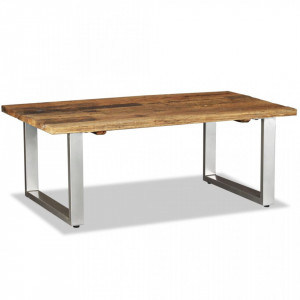 Masuta de cafea, 100 x 60 x 38 cm, lemn masiv reciclat - V244586V