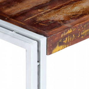 Masuta de cafea, 120 x 60 x 35 cm, lemn masiv reciclat - V247822V - Img 3