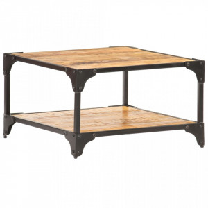 Masuta de cafea, 60 x 60 x 35 cm, lemn masiv de mango - V321794V