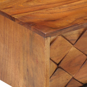 Masuta de cafea, 68 x 68 x 38 cm, lemn masiv de acacia - V288089V - Img 2