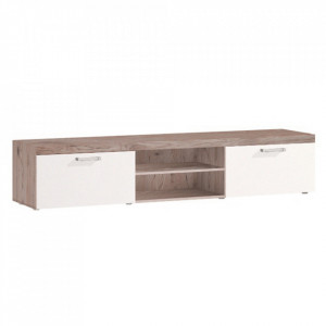 Măsuţă, masă, comodă TV, maro și crem - TP237232 - Img 6