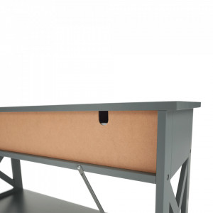 Măsuţă, masă tip consolă, gri, 86,6x30x80 cm - TP281286 - Img 11
