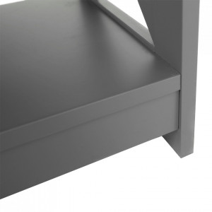 Măsuţă, masă tip consolă, gri, 86,6x30x80 cm - TP281286 - Img 15