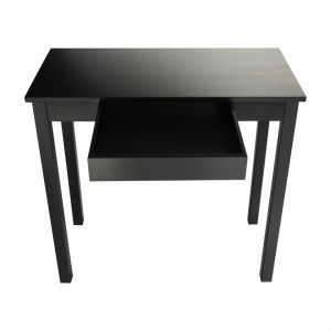 Măsuţă, masă tip consolă neagră, 80x40x75 cm - TP277806 - Img 11