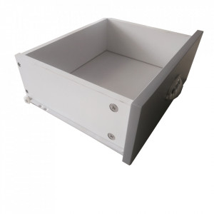 Măsuţă, masă tip consolă nuc și gri 80x30x80 cm - TP280949 - Img 7