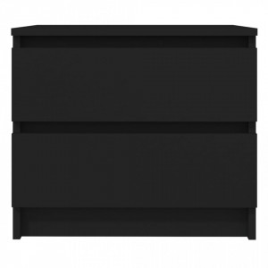 Noptiere, 2 buc., negru, 50x39x43,5 cm, PAL - V806196V - Img 4