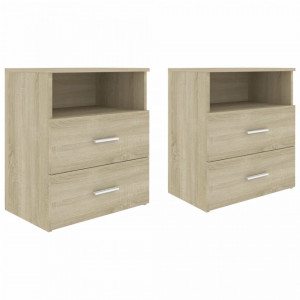 Noptiere, 2 buc., stejar sonoma, 50x32x60 cm - V803279V