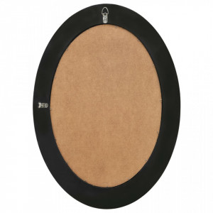 Oglinda de perete in stil baroc, negru, 50 x 70 cm - V320355V - Img 4