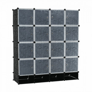 Organizator de dulap modular, alb / negru - TP182591 - Img 19