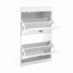 Pantofar, 2 compartimente, alb, 53x82x24 cm - TP257686 - Img 9