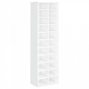 Pantofar, alb extralucios, 54x34x183 cm, PAL - V800375V - Img 1