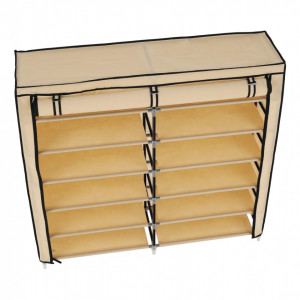 Pantofar, organizator de pantofi bej, 115x30x108 cm - TP275371 - Img 6