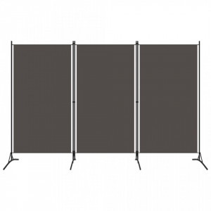 Paravan de camera cu 3 panouri, antracit, 260 x 180 cm - V320733V