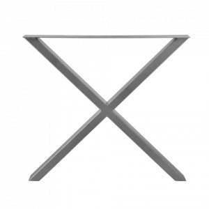 Picioare masa, set 2 buc, 79 x 72 cm, gri metal - P57353533 - Img 4