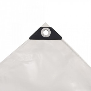 Prelata 650 g/m² 4 x 7 m Alb - V43846V - Img 4