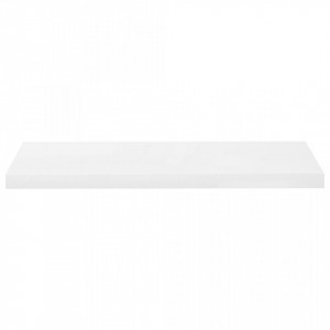 Raft de perete suspendat, alb extralucios, 80x23,5x3,8 cm, MDF - V323751V - Img 4