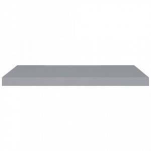 Raft de perete suspendat, gri, 80x23,5x3,8 cm, MDF - V323856V - Img 4
