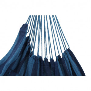 Scaun balansoar suspendabil, hamac, leagăn agăţat, albastru, 100x130 cm - TP254340 - Img 3