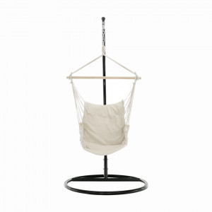Scaun balansoar suspendabil, leagăn agăţat, alb, 98x60x110 cm - TP254346 - Img 13