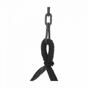 Scaun balansoar suspendabil, leagăn agăţat, gri, 100x130x55 cm - TP267825 - Img 3