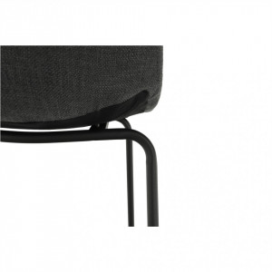 Scaun bar, material textil gri închis/metal - TP295302 - Img 4