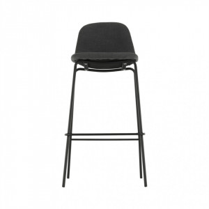 Scaun bar, material textil gri închis/metal - TP295302 - Img 17