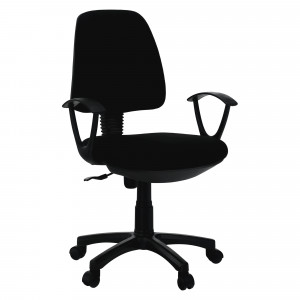 Scaun birou, negru, 60x52x90-100 cm - TP255136 - Img 6