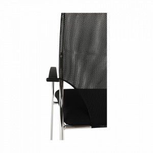 Scaun conferinţă, negru, 54x82x56 cm - TP255204 - Img 11