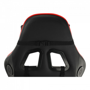Scaun de birou cu difuzoare Bluetooth, gaming, negru și roşu, 66x60x125-133 cm - TP279411 - Img 18
