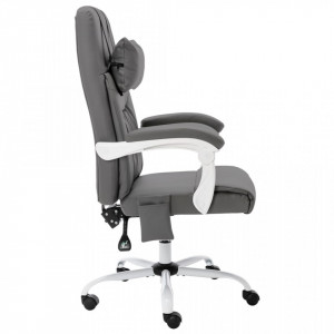 Scaun de birou cu masaj, gri, piele ecologică - V20313V - Img 3