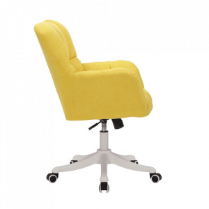 Scaun de birou, galben, 64x67x89,5-99,5 cm - TP297284 - Img 7