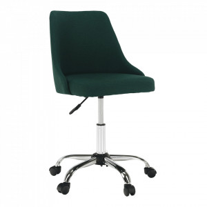 Scaun de birou, smarald, 48x57x78-88 cm - TP279344 - Img 6