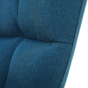 Scaun de design ţesătură albastru petrol - TP276608 - Img 14
