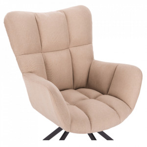 Scaun de design ţesătură bej - TP265013 - Img 4