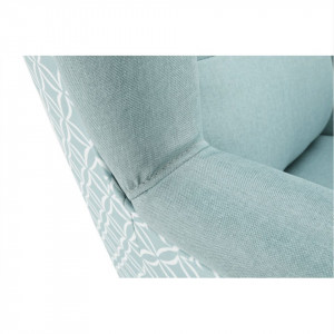 Scaun de design, ţesătură mentol/model - TP223733 - Img 15