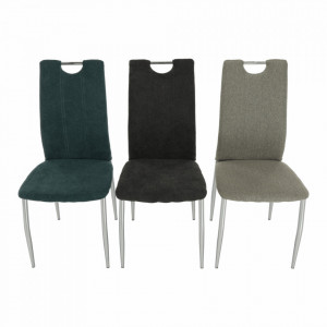 Scaun dining, textil gri maro/crom - TP201247 - Img 8