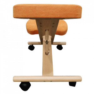 Scaun ergonomic, portocaliu, 46x65x52-72 cm - TP301429 - Img 7