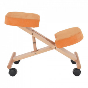 Scaun ergonomic, portocaliu, 46x65x52-72 cm - TP301429 - Img 19