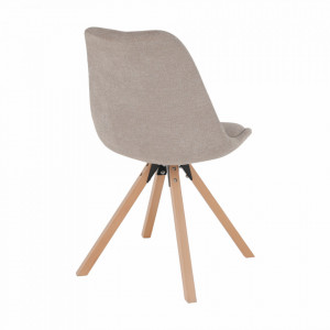 Scaun, material textil bej/lemn fag - TP202571 - Img 14