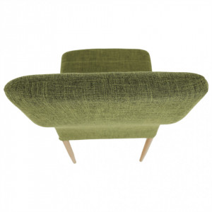 Scaun, material textil verde/cadru metalic fag - TP201240 - Img 6