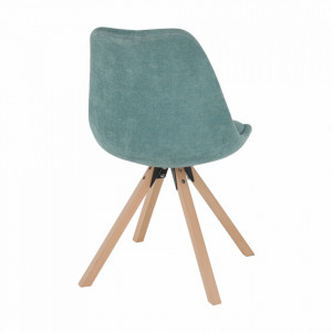 Scaun, material textil verde mentol/lemn fag - TP202573 - Img 20